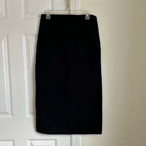 COS Black Knit Pencil Skirt